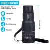 Adjustable Focus Monocular Telescope For Outdoor Navigation Hunting