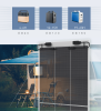 lightweight flexible solar power panel 100W (portable / belt bracket), IP67, battery conversion efficiency 24%, 5V / 3A, application of RV top, MC4, w