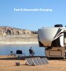 FF FLASHFISH 600W Portable Power Station; 540Wh/150000mAh UPS Solar Generator With 600W(Surge1200W) AC;  100W PD USB-C & 15W Magnetic Wireless Charge