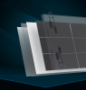 lightweight flexible solar power panel 100W (portable / belt bracket), IP67, battery conversion efficiency 24%, 5V / 3A, application of RV top, MC4, w