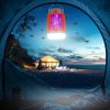 Solar USB Electric Bug Zapper Mosquito Insect Killer Lamp Portable UV Light Bulbs Fly Trap Catcher with 5 Light Modes Hanging Hook