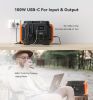 FF FLASHFISH 600W Portable Power Station; 540Wh/150000mAh UPS Solar Generator With 600W(Surge1200W) AC;  100W PD USB-C & 15W Magnetic Wireless Charge