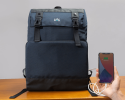 Solar power generation business backpack. 30L,20W,5V/3A,9V/2A, QC2.0/QC3.0 fast charging, 5000 mAh energy storage, YKK zipper, high-end waterproof, 21